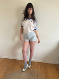 Maison Margiela 1 Light Blue Stretch Shorts