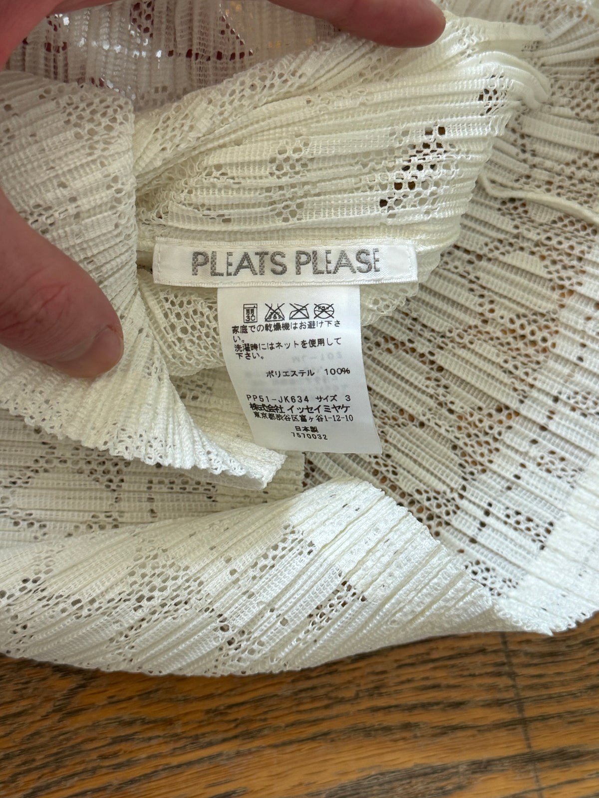 Pleats Please Cutout Tank