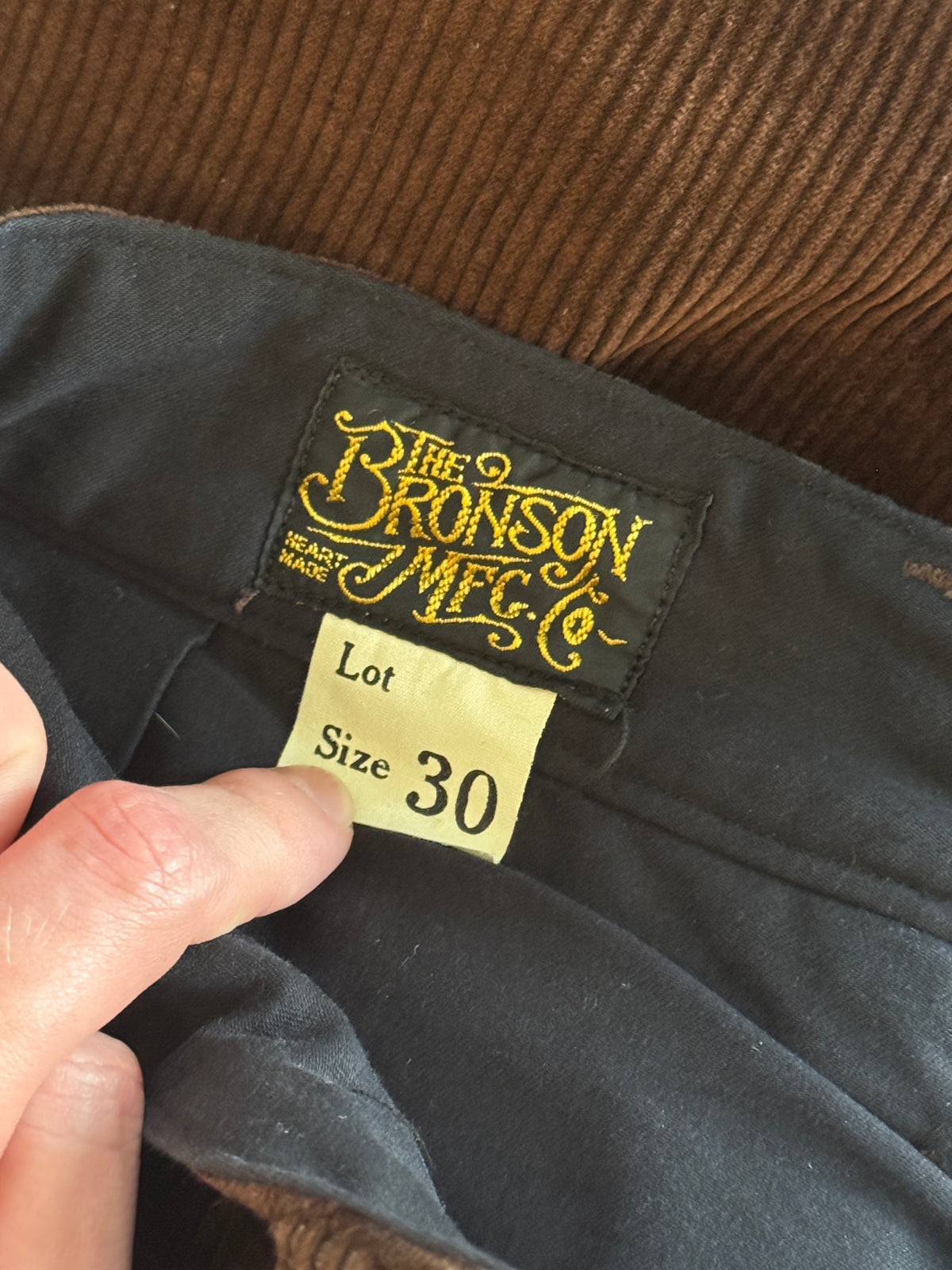 Bronson 1920’s Replicas Corduroy Buckle Backs