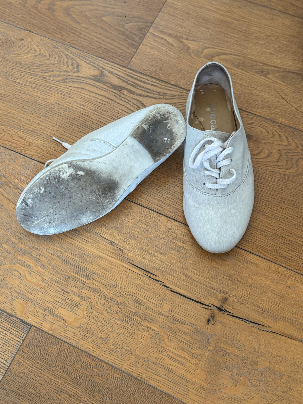 Zucca White Leather Sneaks