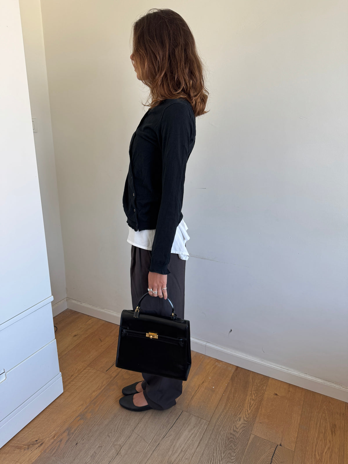 Atsuro Tayama Asymmetric From And Back Button Cardigan