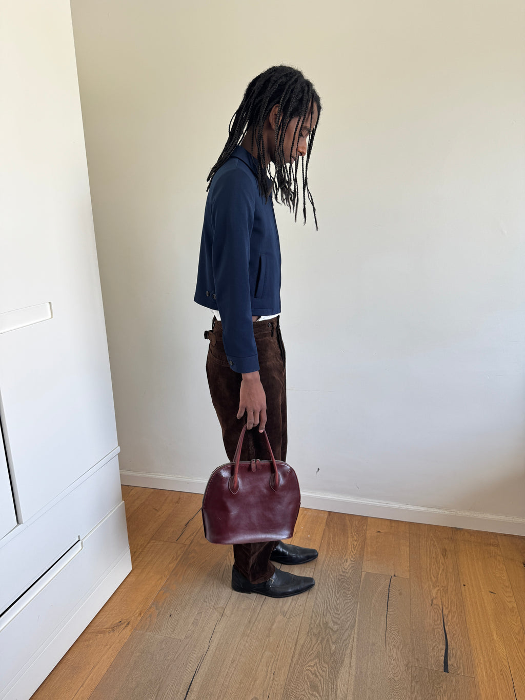 Tricot CDG 1996 Blue Cropped Jacket