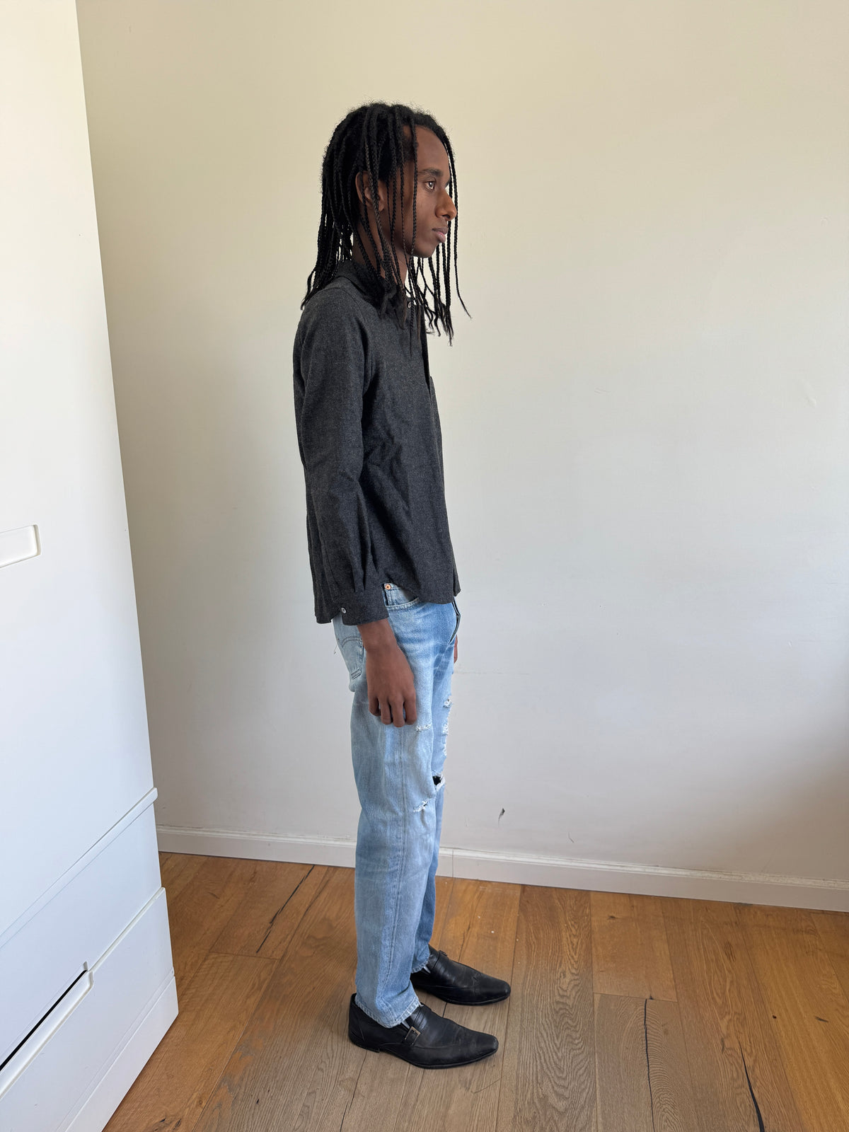 Robe De Chambre CDG 2002 Peter Pan Wool Shirt