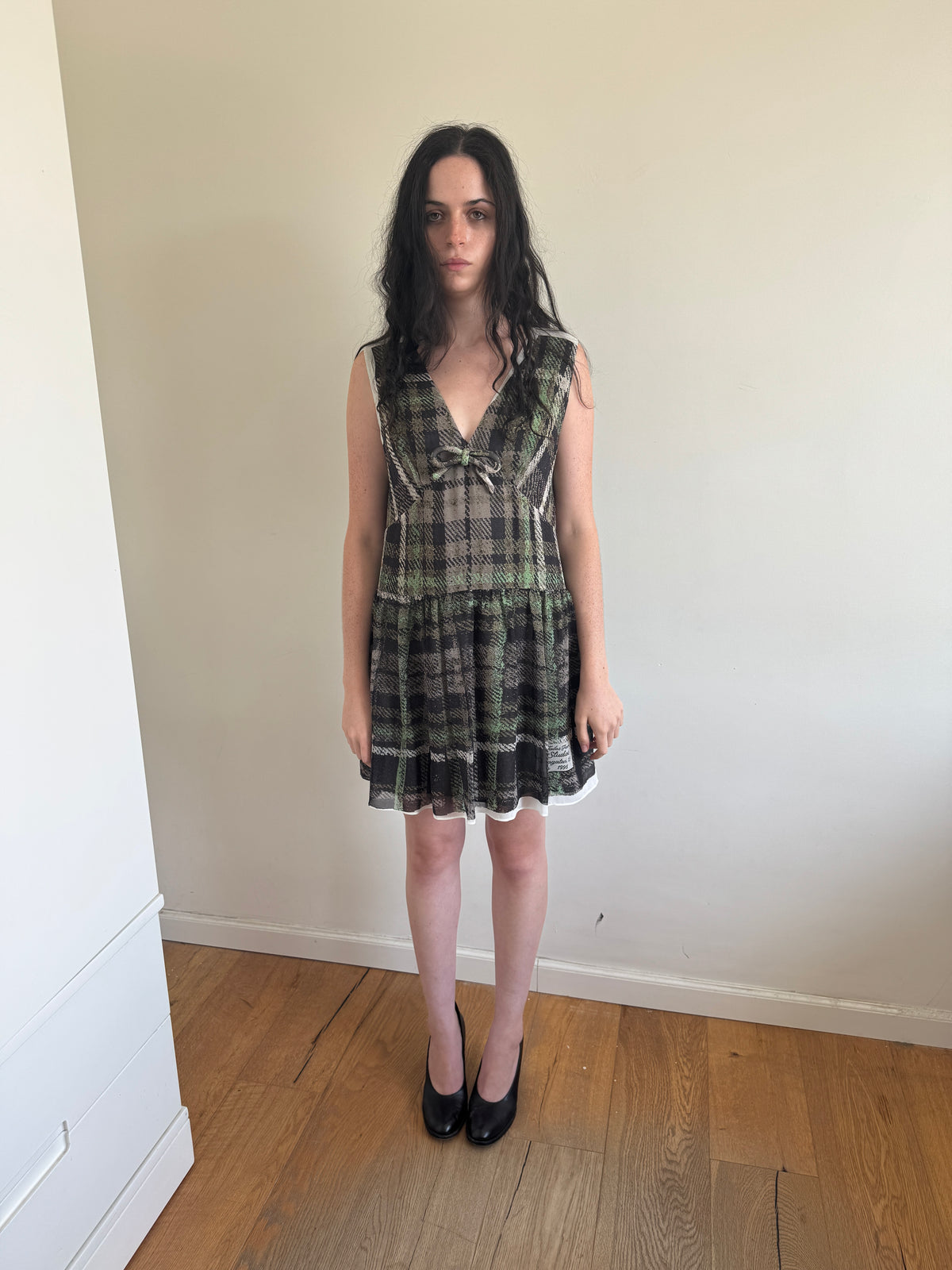 Acne Studios F/W25 Babydoll Pixel Dress