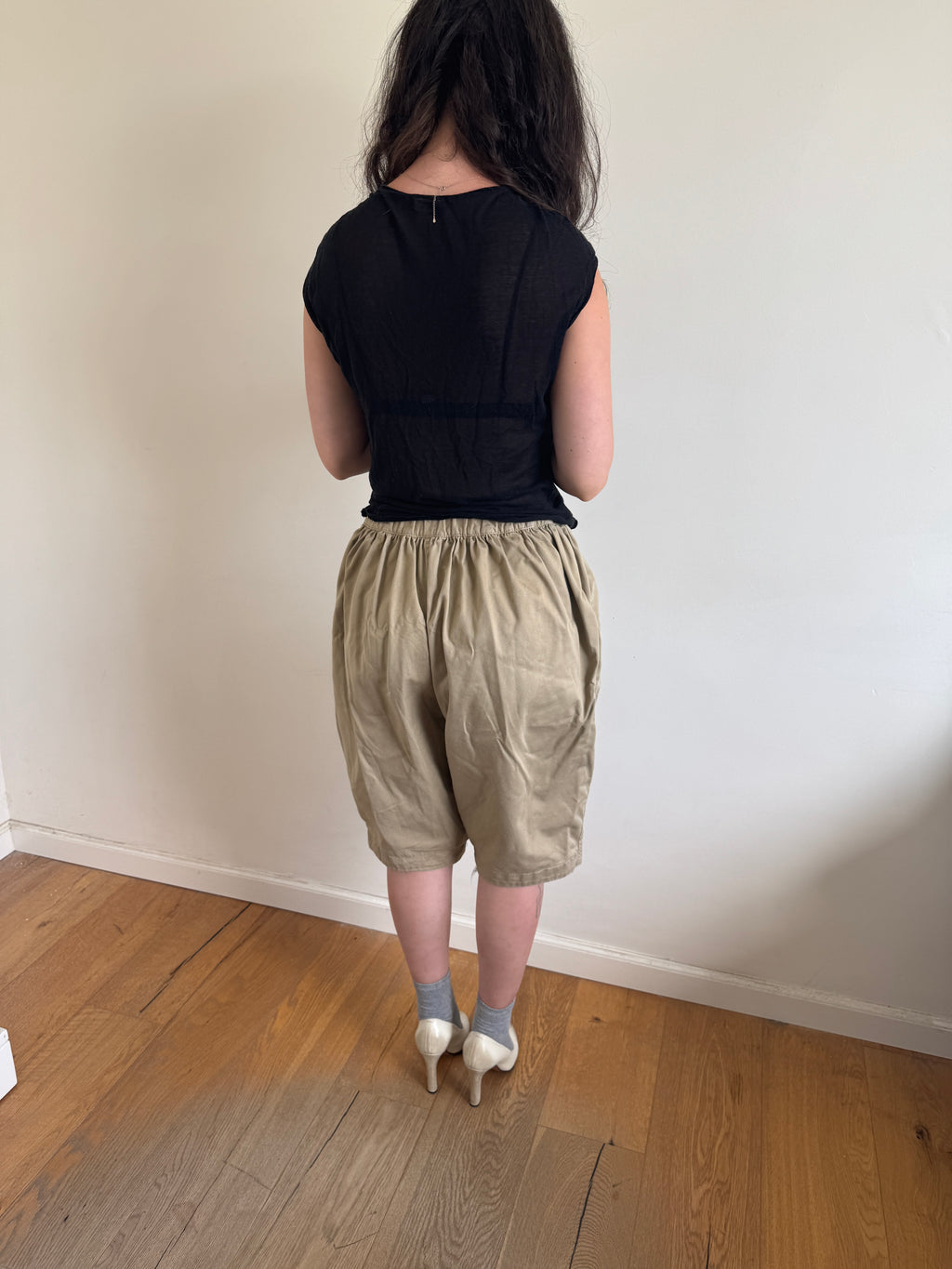 Comme des Garçons Drop-Crotch 3/4 Length Shorts