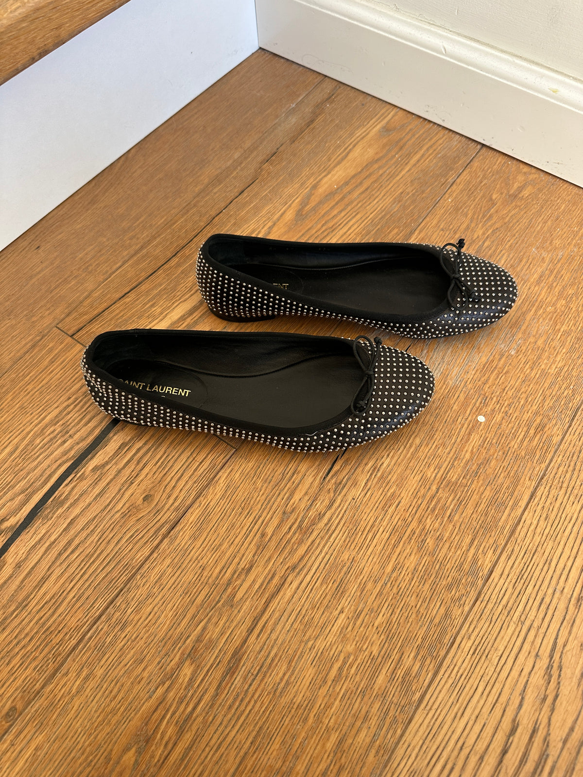 Saint Laurent Paris 2013/4 Hedi Slimane Studded Ballerinas