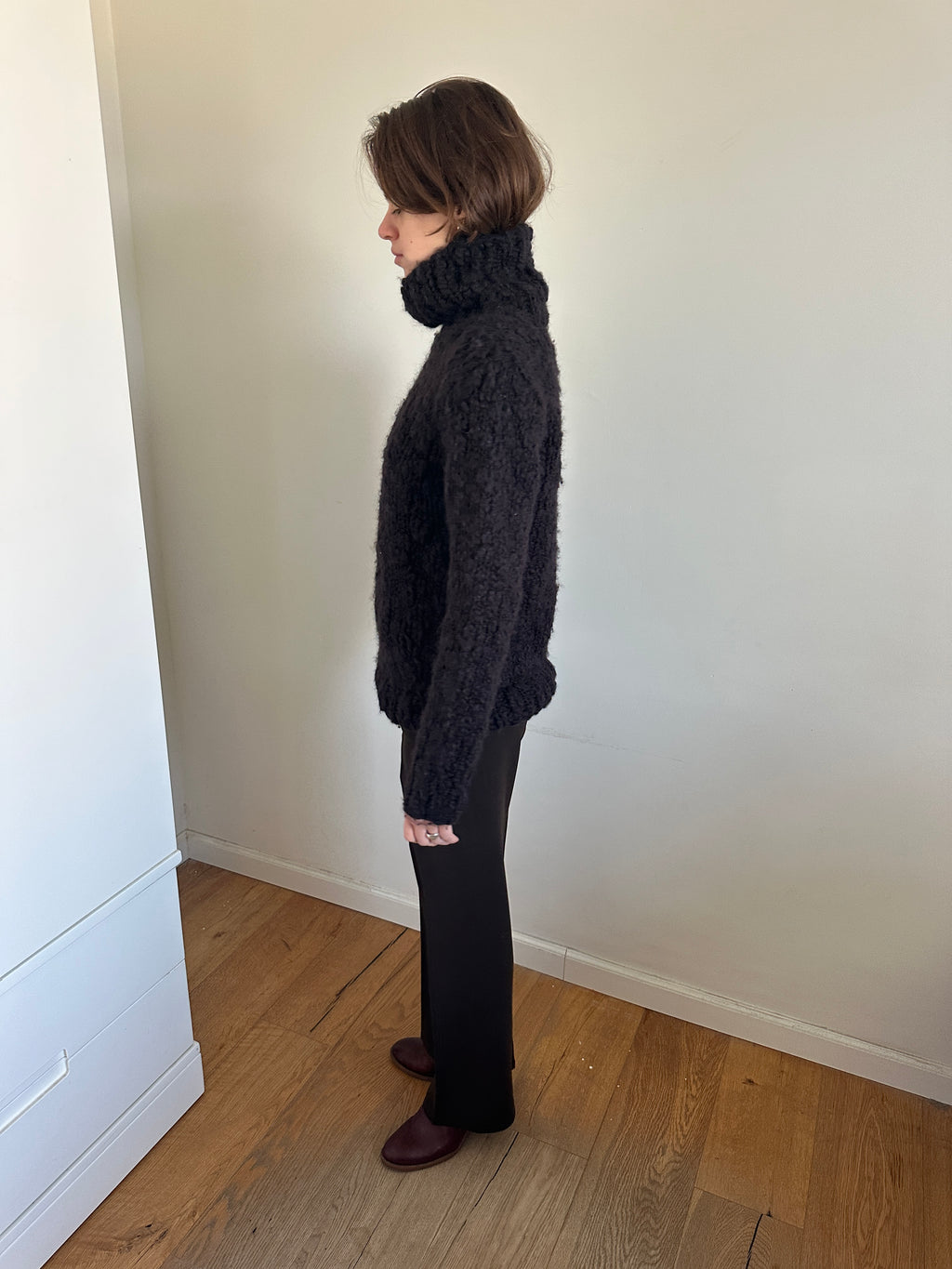 Katherine Hamnett 00’s Textured Wool Turtleneck