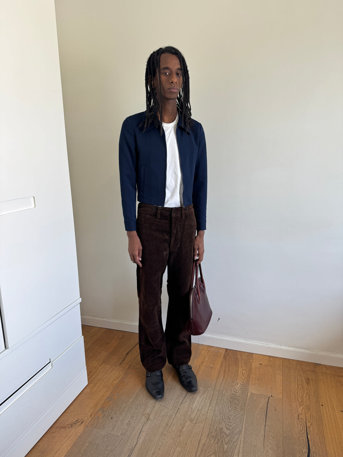 Tricot CDG 1996 Blue Cropped Jacket