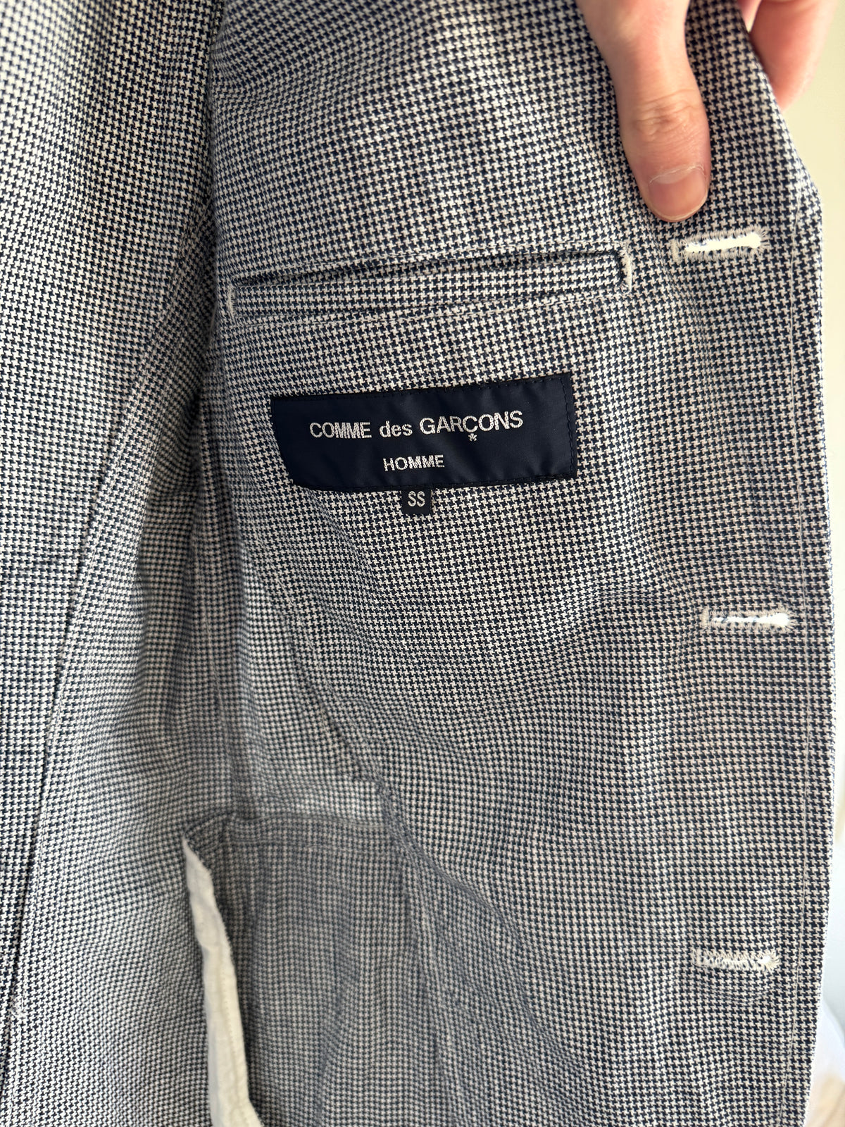 CDGH 2008 Blue Gingham Blazer