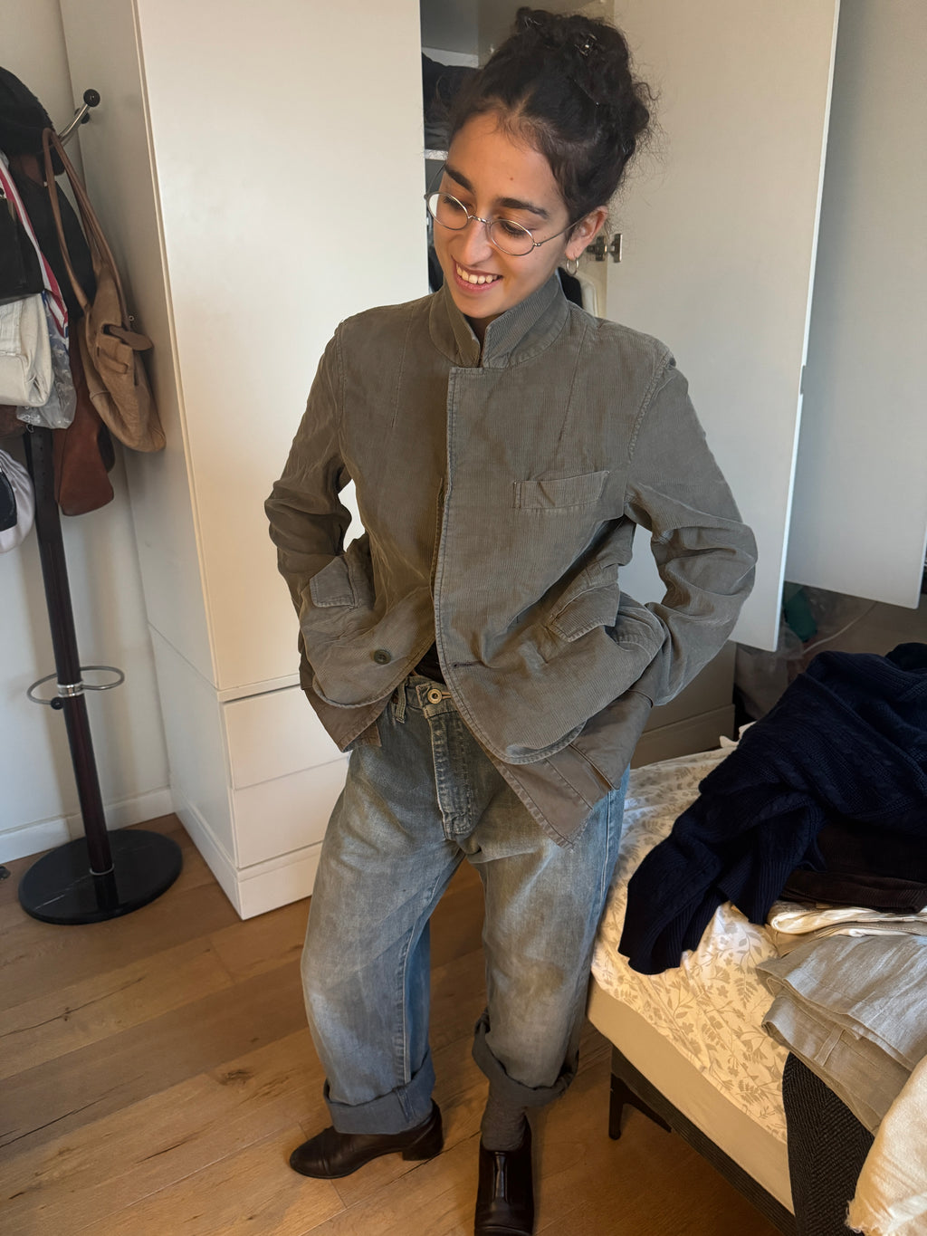 Zucca Layered Military Jacket