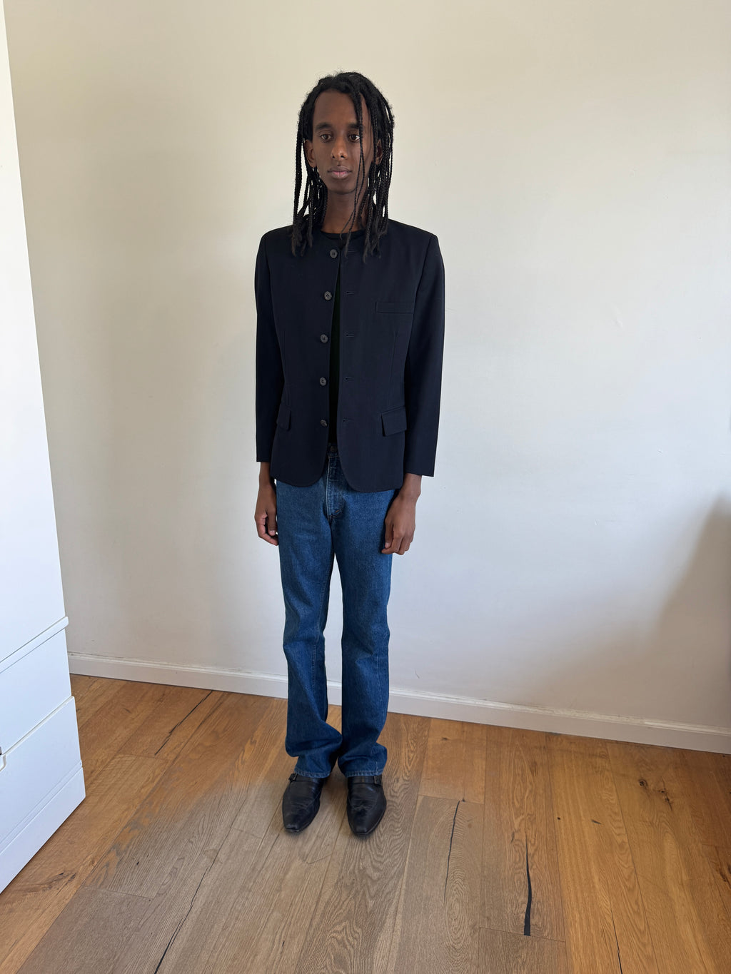 Tricot CDG 1990 Collarless Jacket