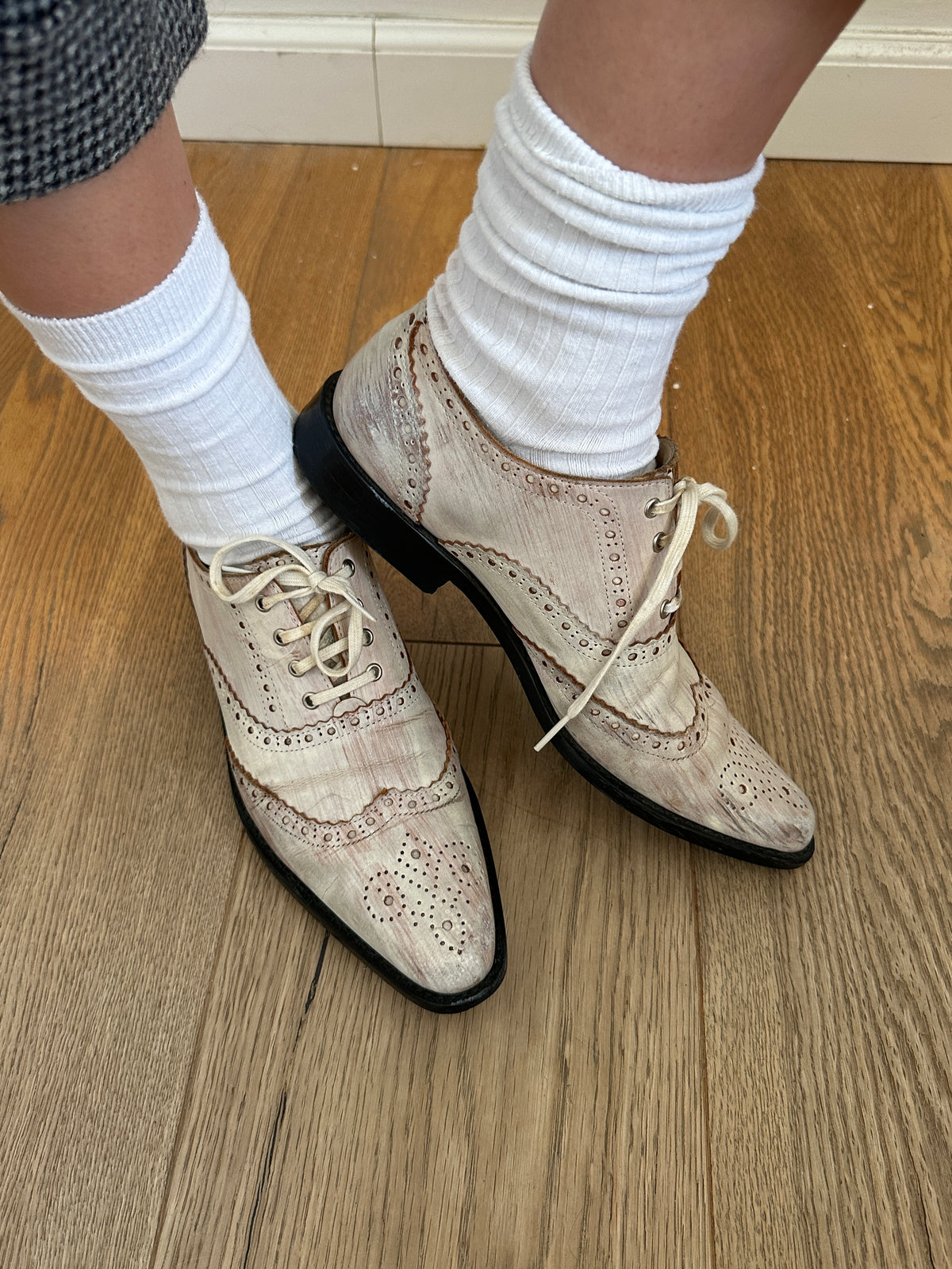 Tricot CDG White Elegant Shoes