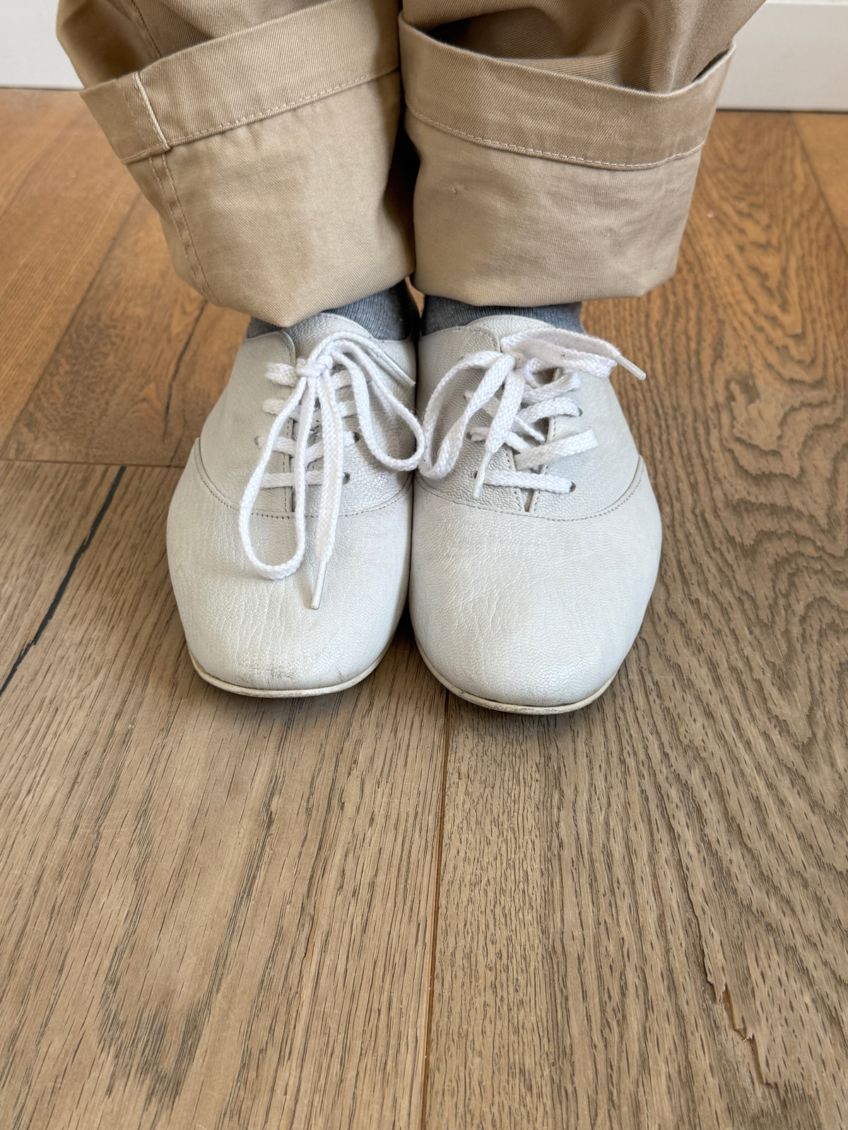 Zucca White Leather Sneaks
