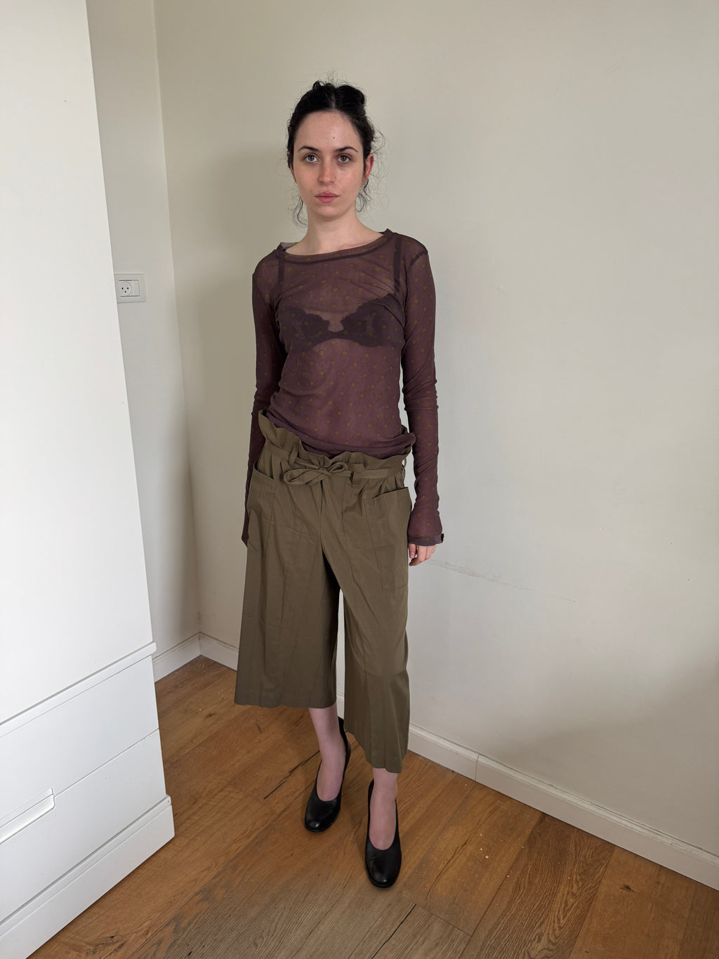 Lilith Mesh Dot Top