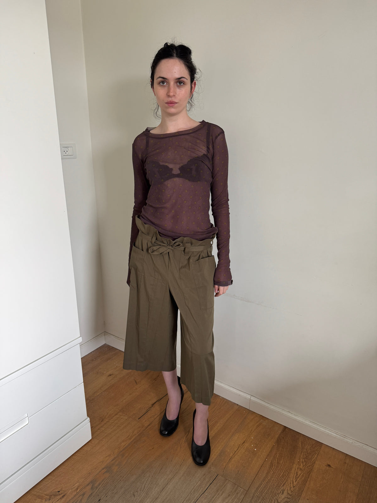 Lilith Mesh Dot Top