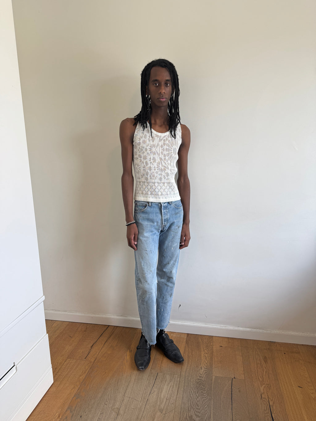 Pleats Please Cutout Tank