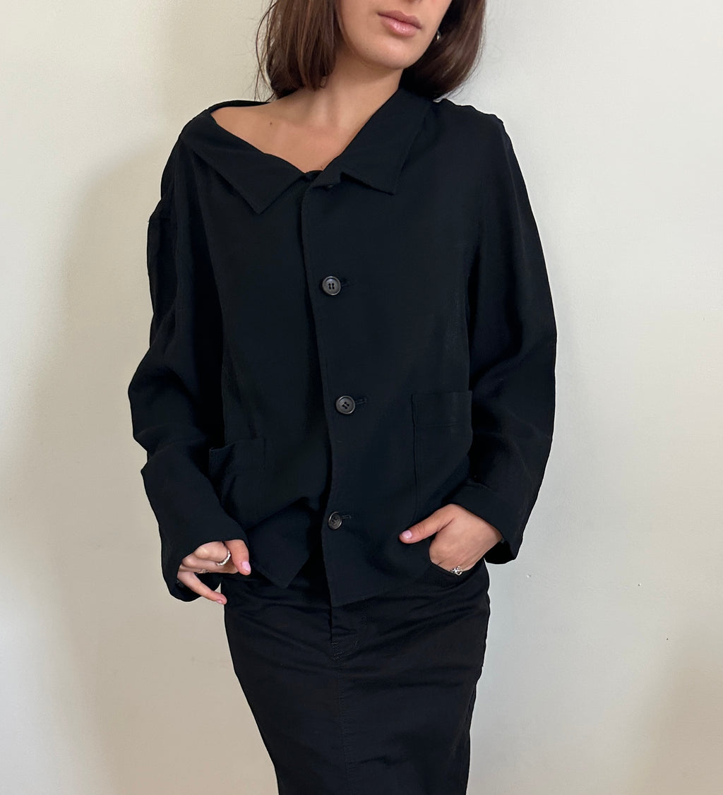Tricot CDG 1992 Wide Neck Jacket