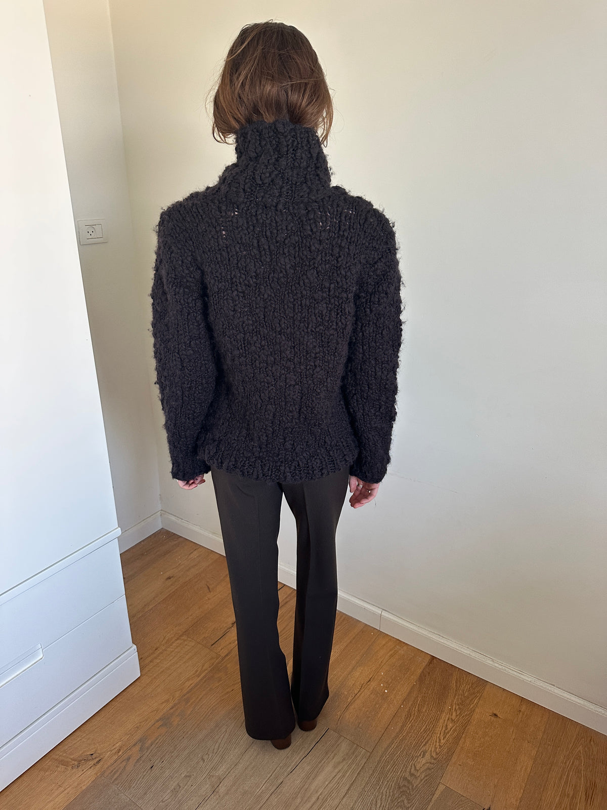 Katherine Hamnett 00’s Textured Wool Turtleneck