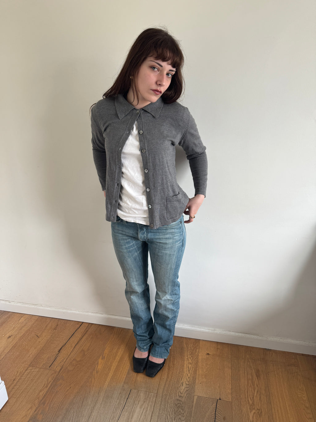 Sportmax Pointed Collar Cardigan