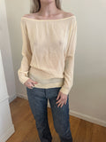 Moschino Sheer Draped Top