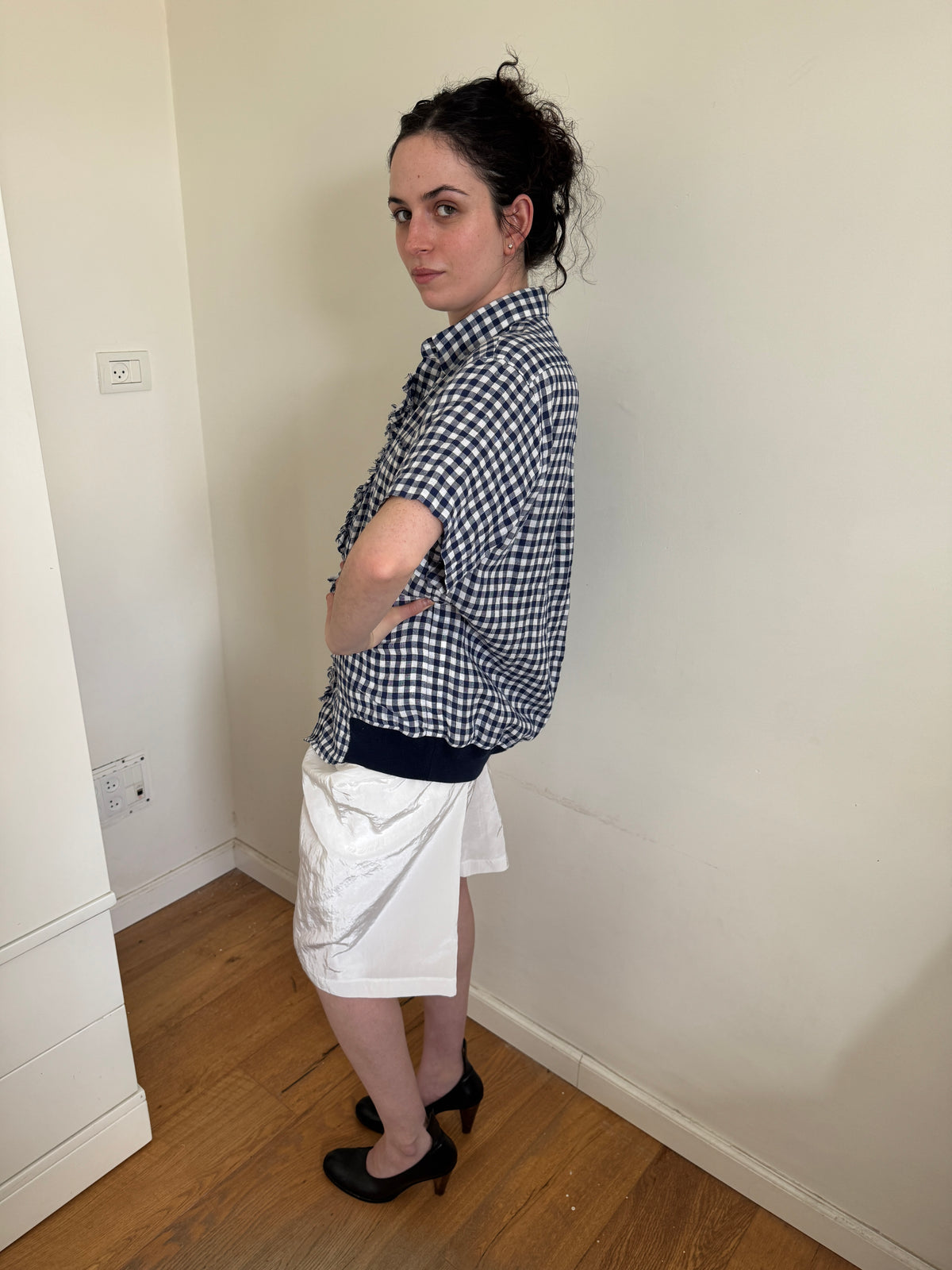 Sacai Gingham Linen Shirt