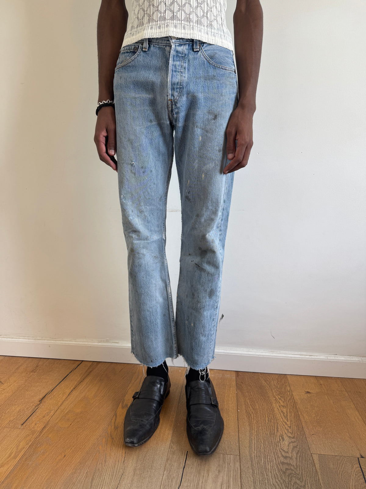 Levi’s 501 Paint Splattered Jeans