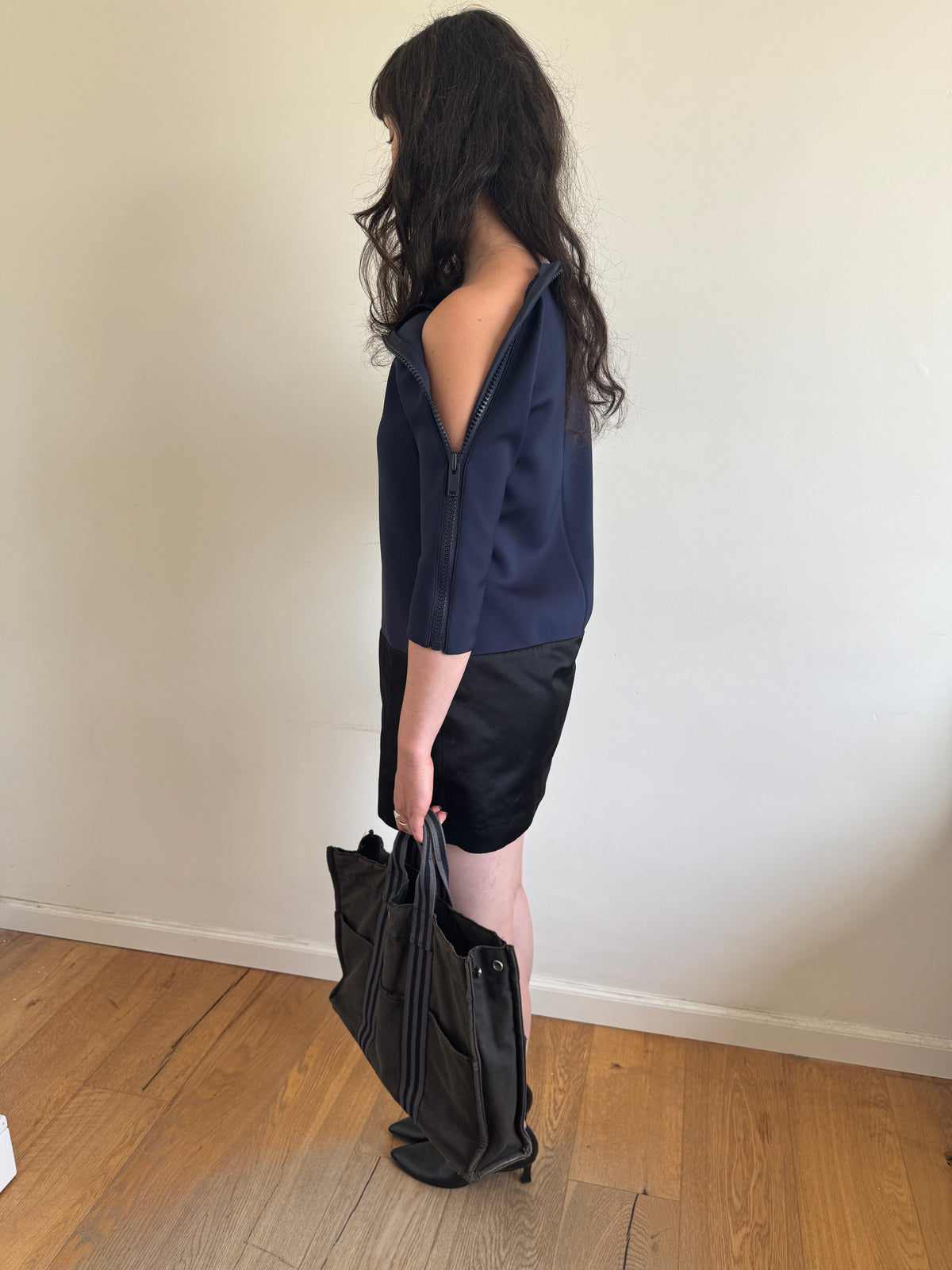 Look 18 Undercover S/S2014 “Goddog” Scuba Dress