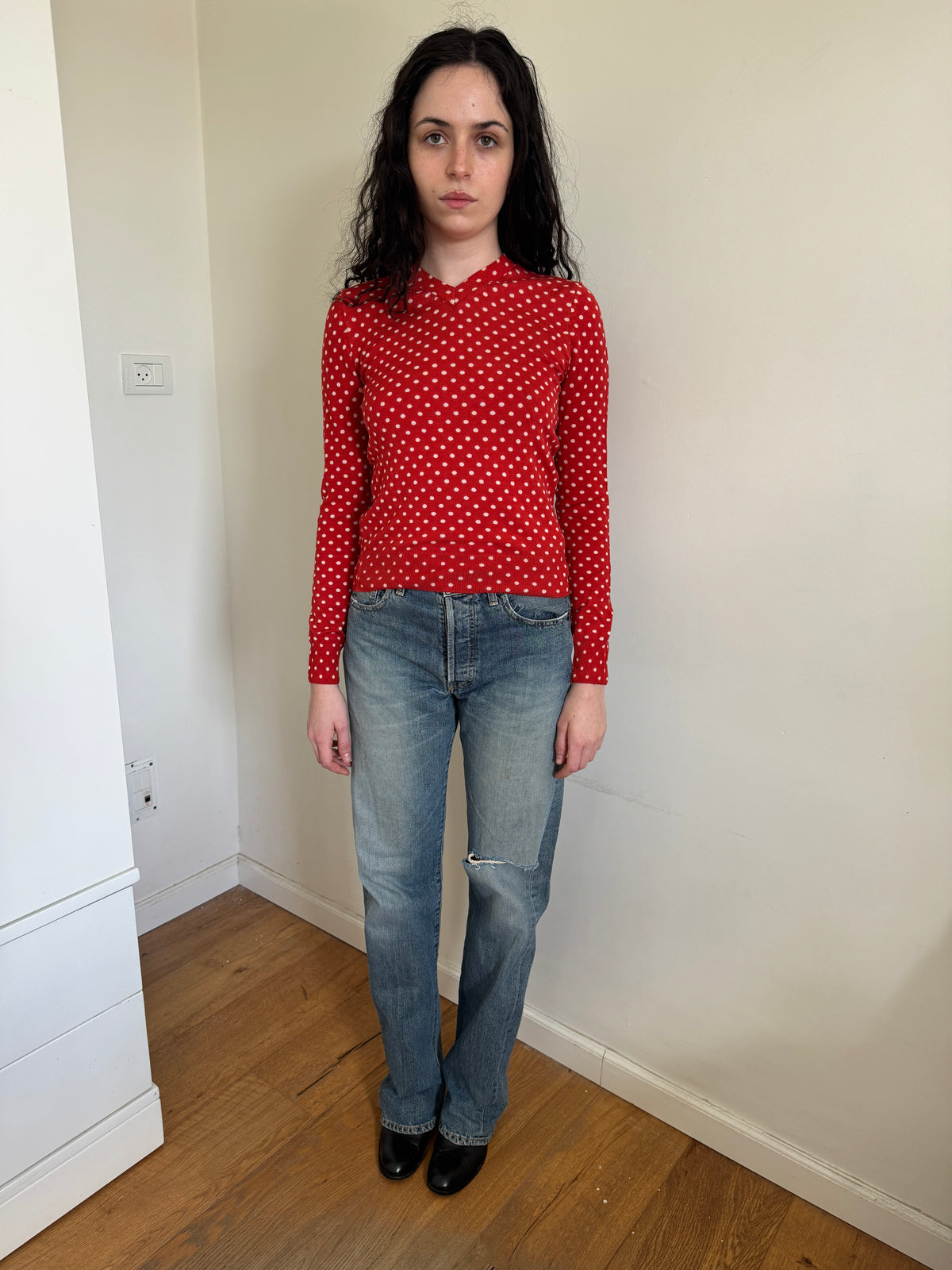 Comme des Garçons 2005 Polka Dot Sweater