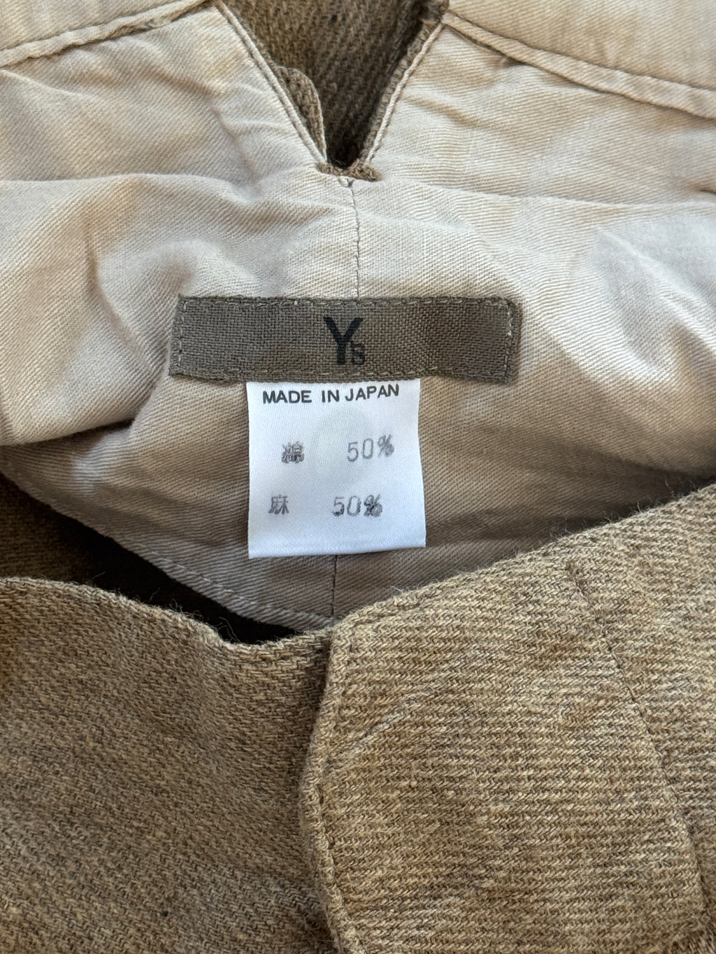 Y’s 80’s Cigarette Buckle Back Pants