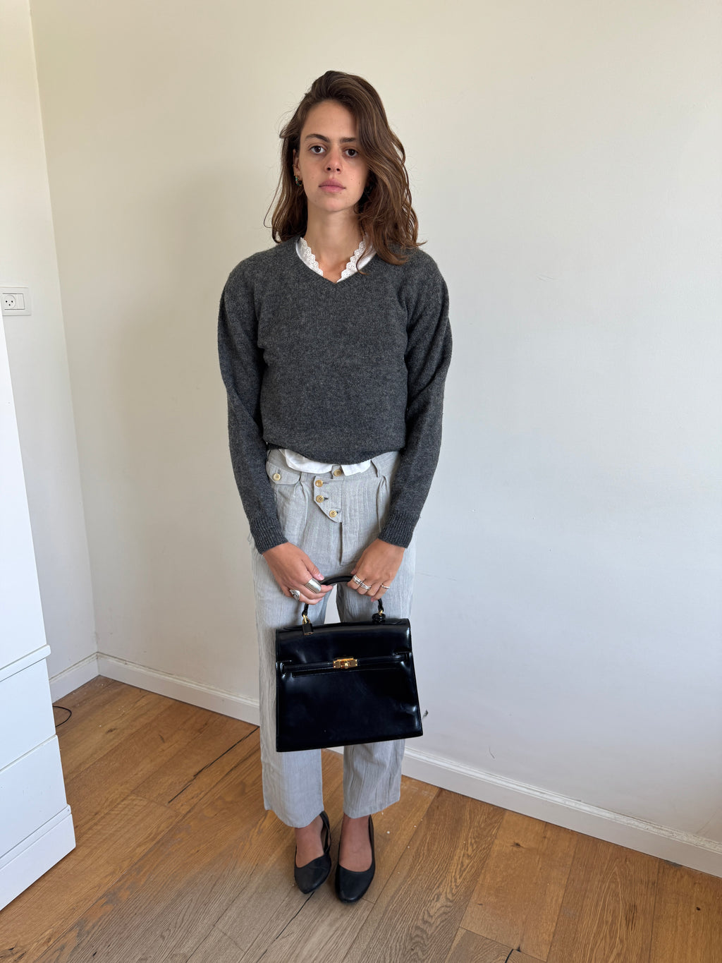 Oscar De Larenta 80’s Key And Lock Handbag