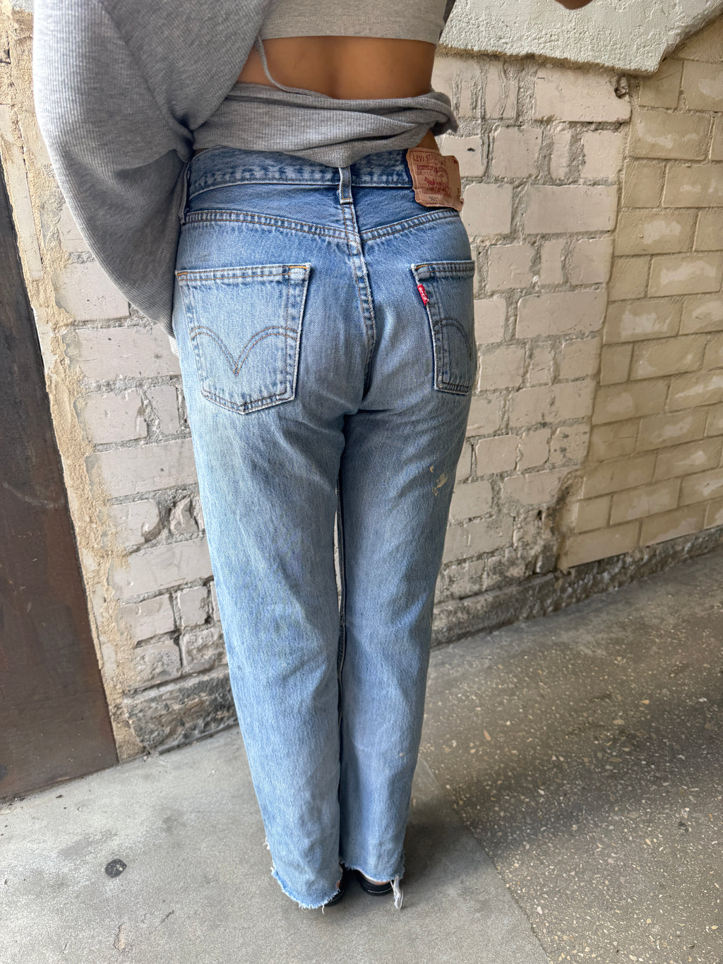 Levi’s 501 Paint Splattered Jeans