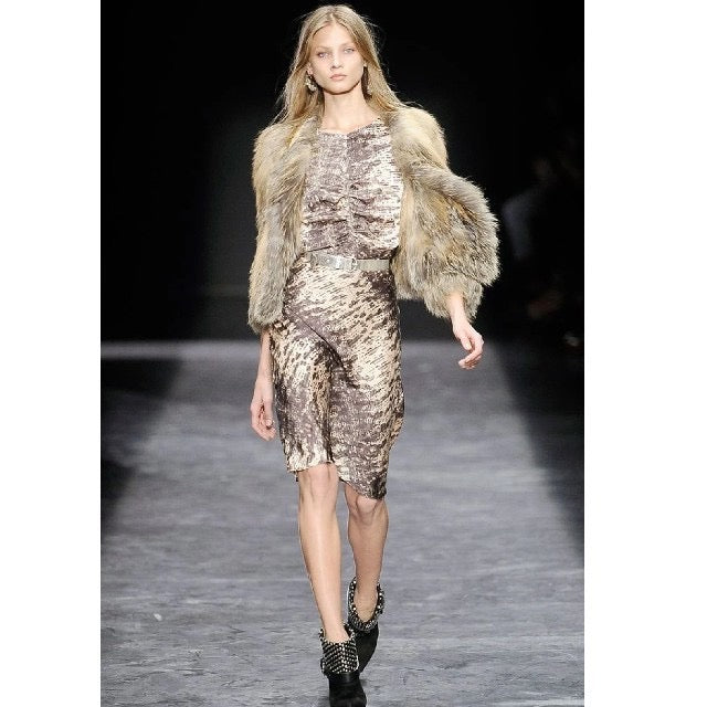 Isabel Marant F/W09 Snake Print Silk Dress