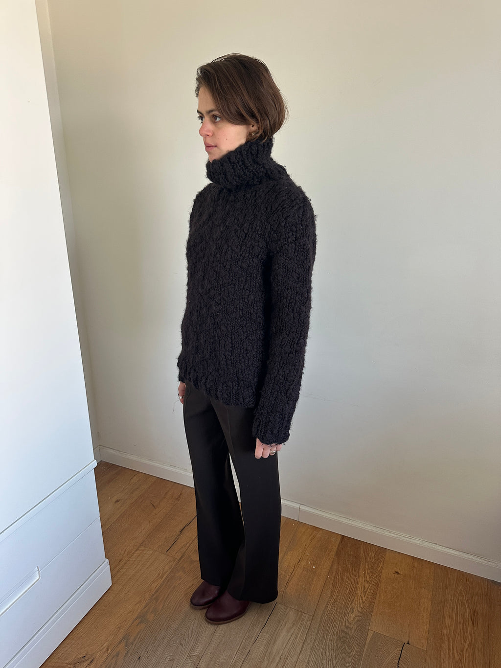 Katherine Hamnett 00’s Textured Wool Turtleneck
