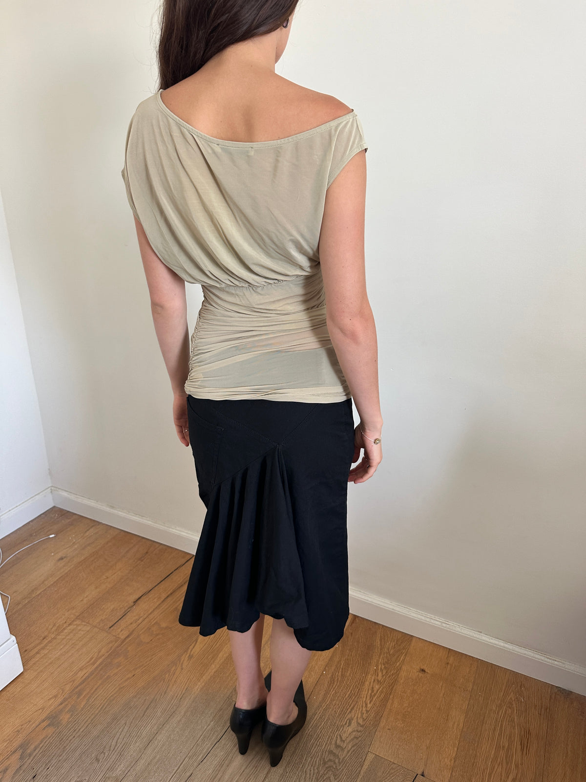 Yohji Yamamoto Back Mermaid Skirt