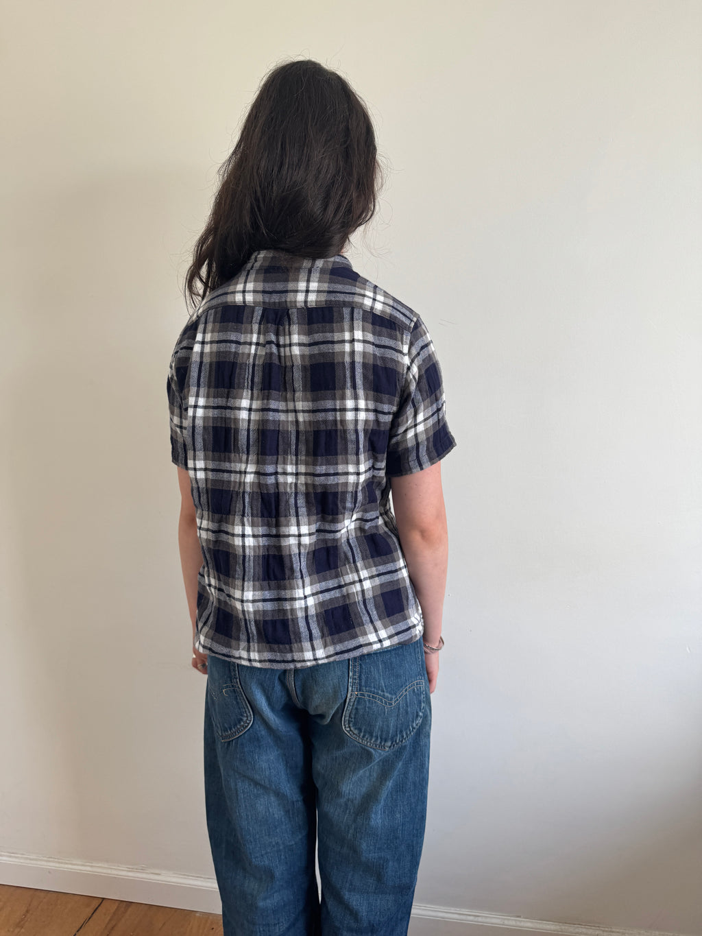 Gomme Asymmetric Button Up