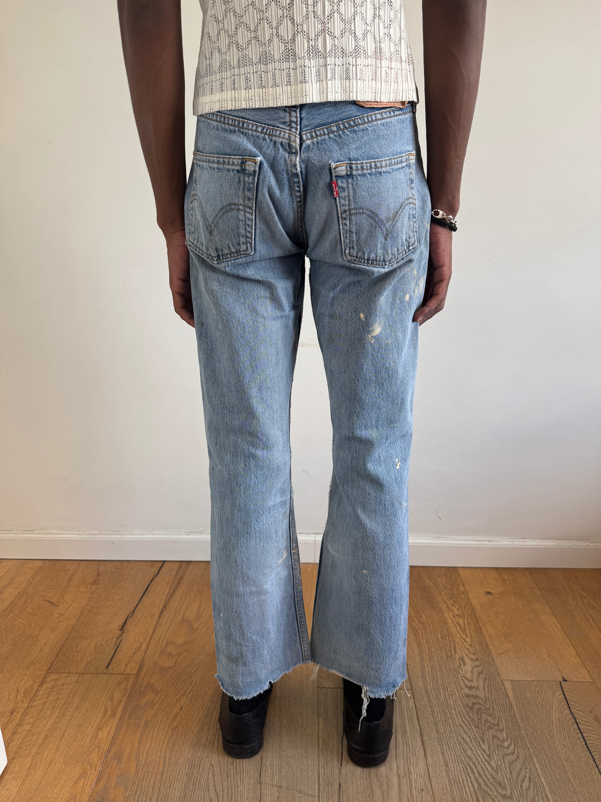Levi’s 501 Paint Splattered Jeans