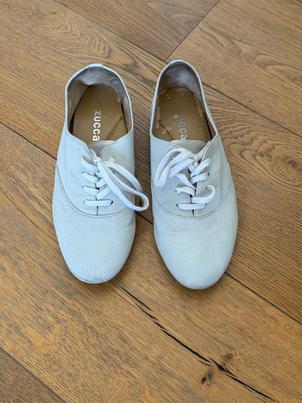 Zucca White Leather Sneaks