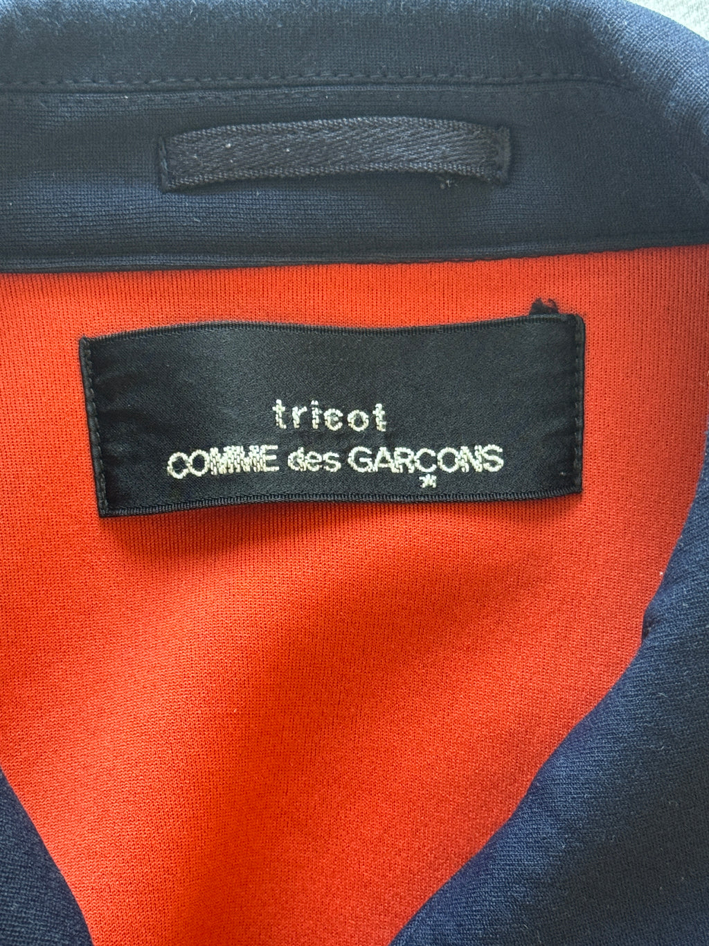 Tricot CDG 1996 Blue Cropped Jacket
