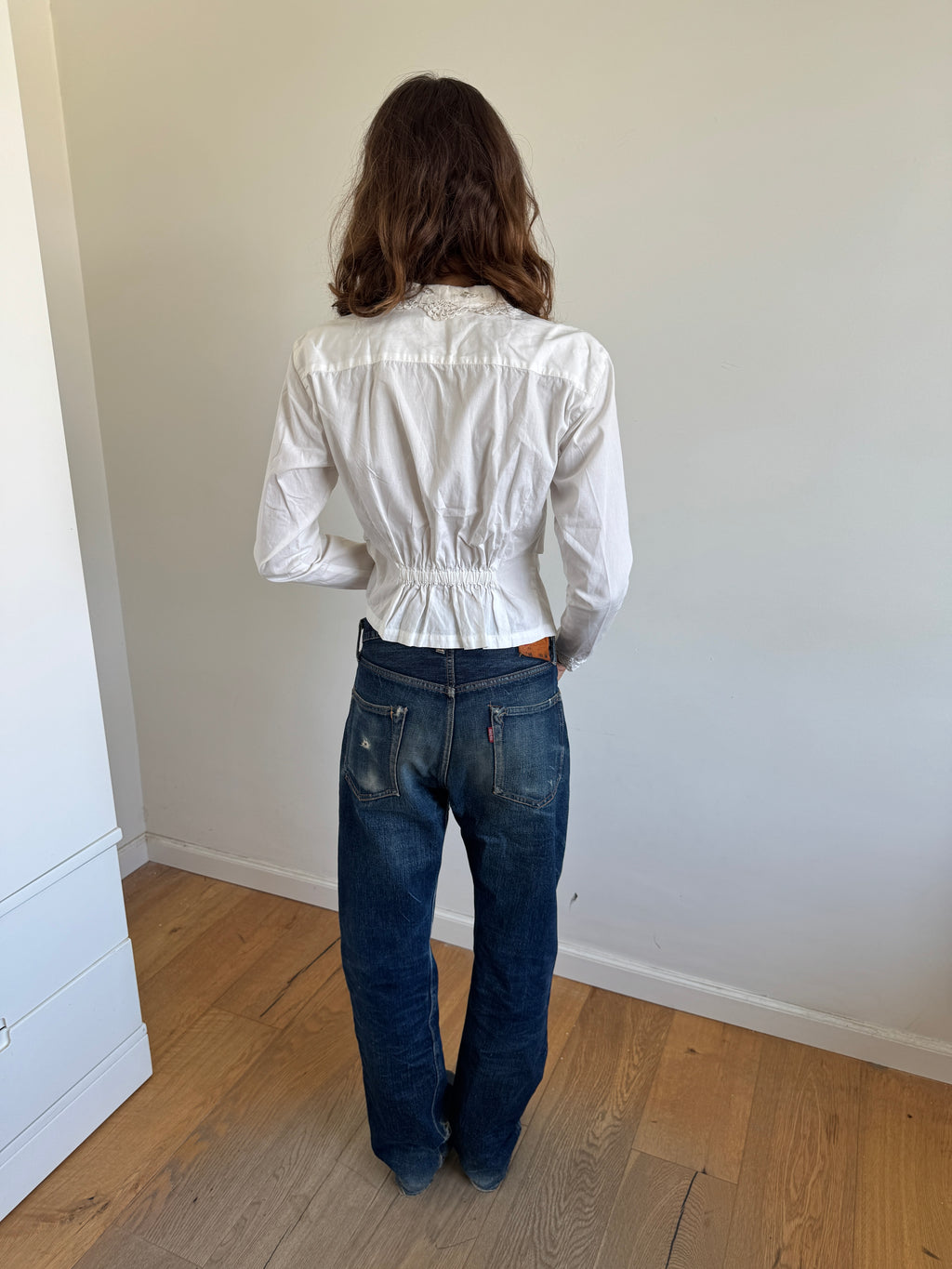 I.S Issey Miyake Back Gathered Blouse