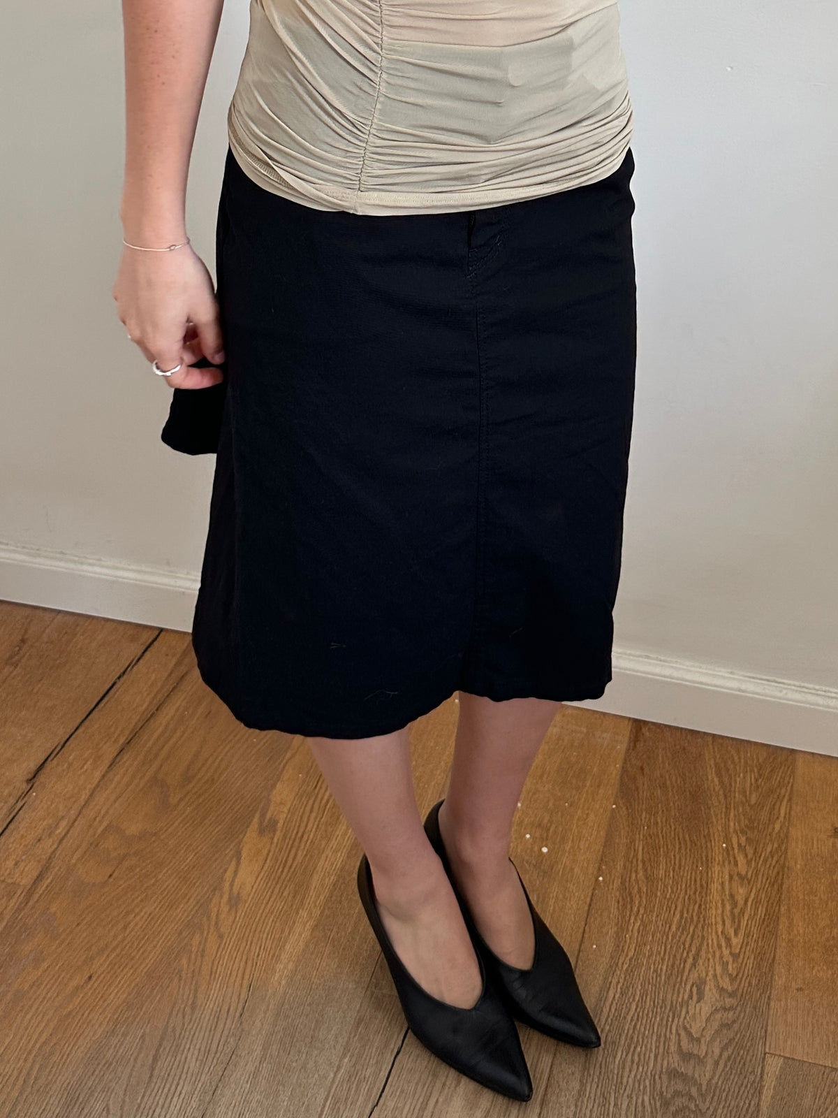 Yohji Yamamoto Back Mermaid Skirt