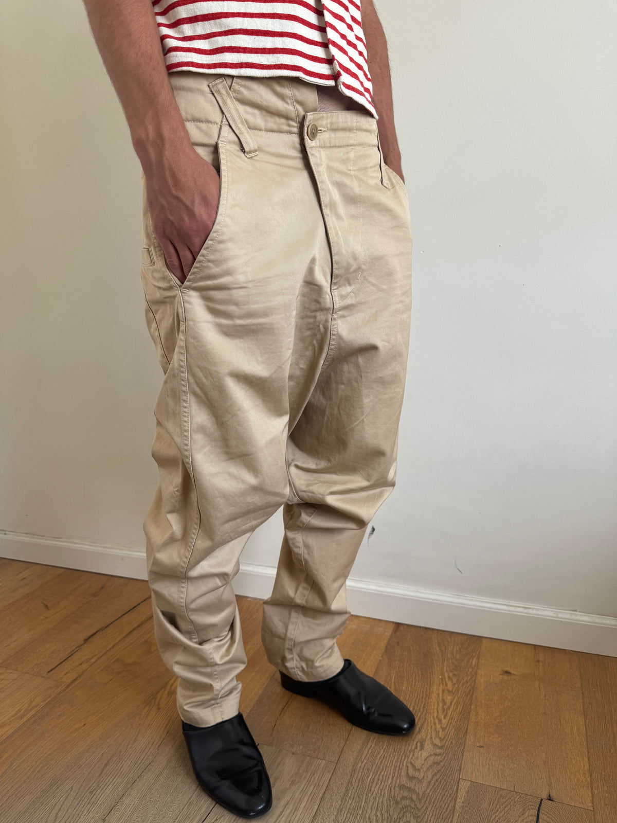 Ganryu CDG 2011 Drop-Crotch Chinos