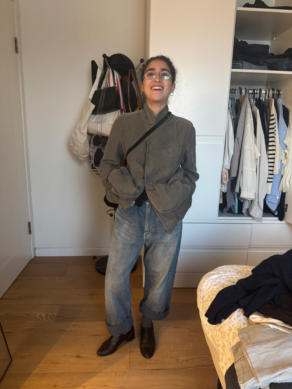 Zucca Layered Military Jacket