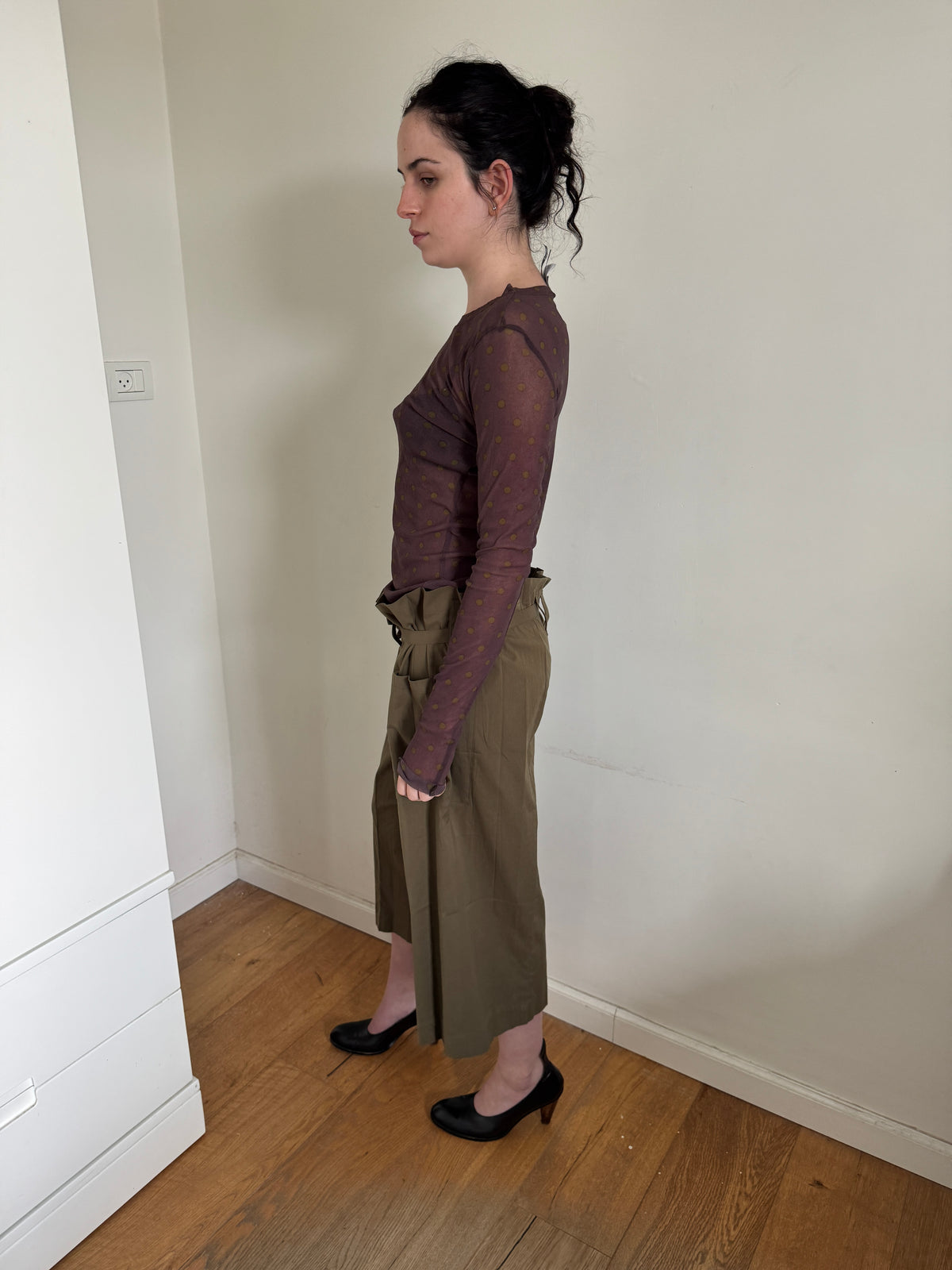 Lilith Mesh Dot Top