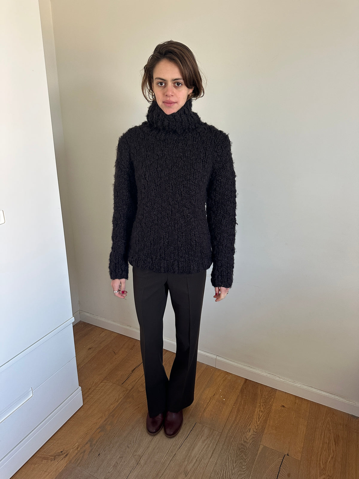 Katherine Hamnett 00’s Textured Wool Turtleneck