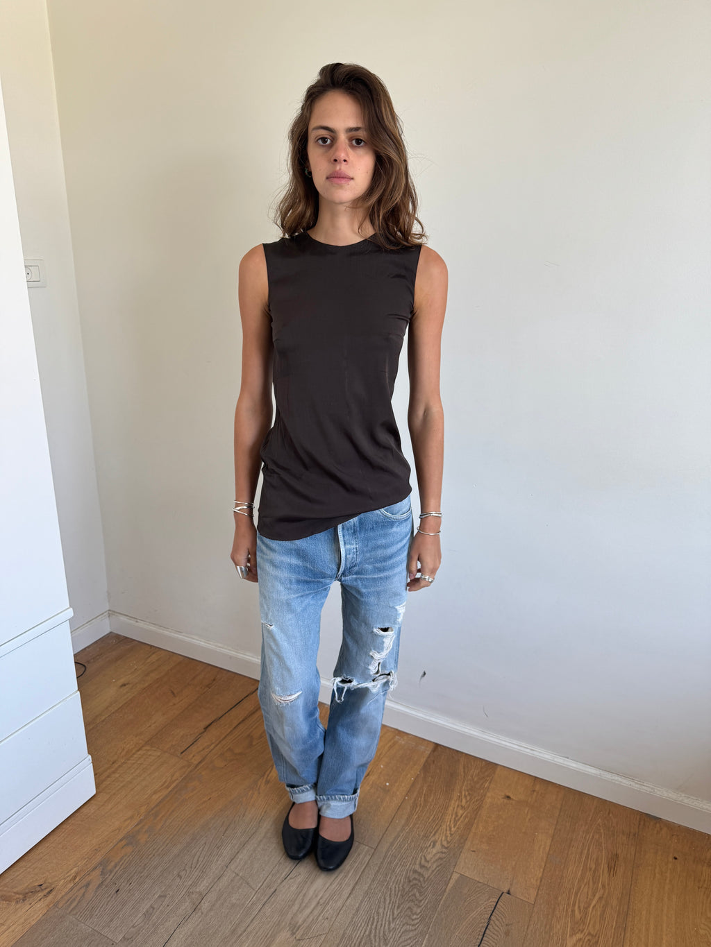 Prada Silk Tank Top
