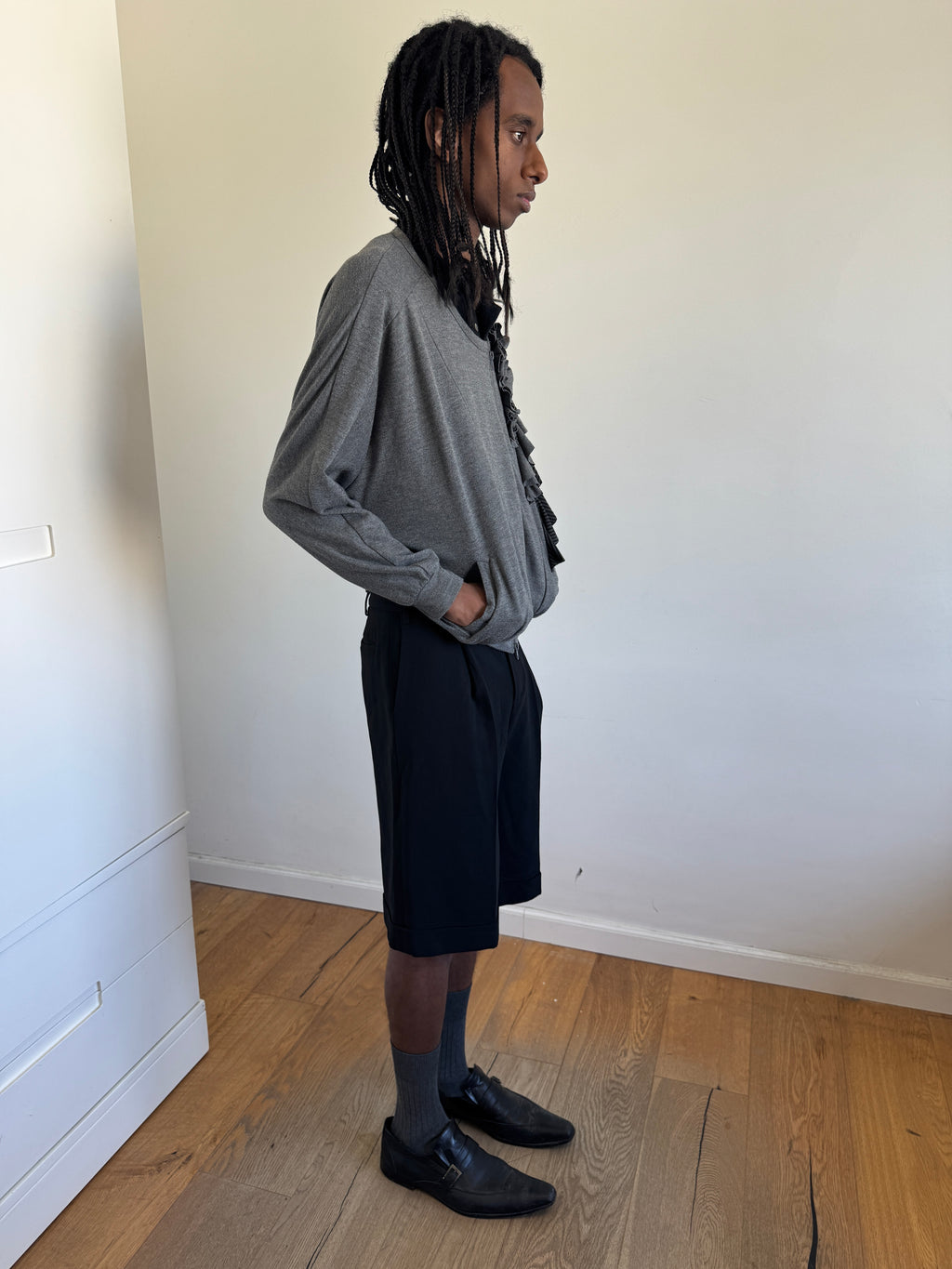 Atsuro Tayama Ruffle Zip Up
