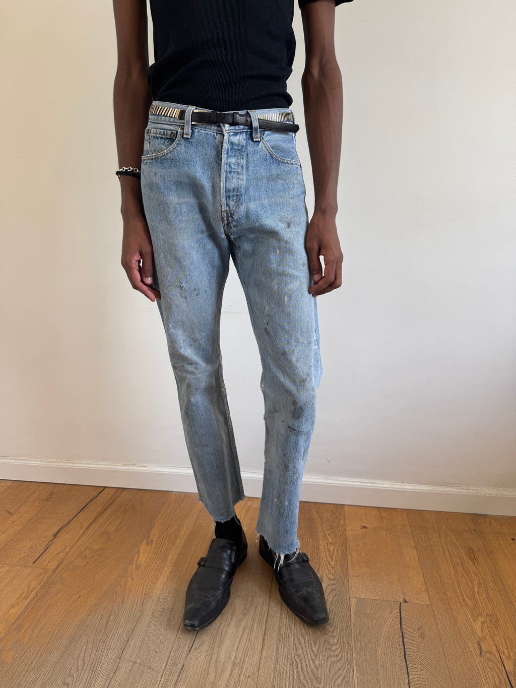 Levi’s 501 Paint Splattered Jeans