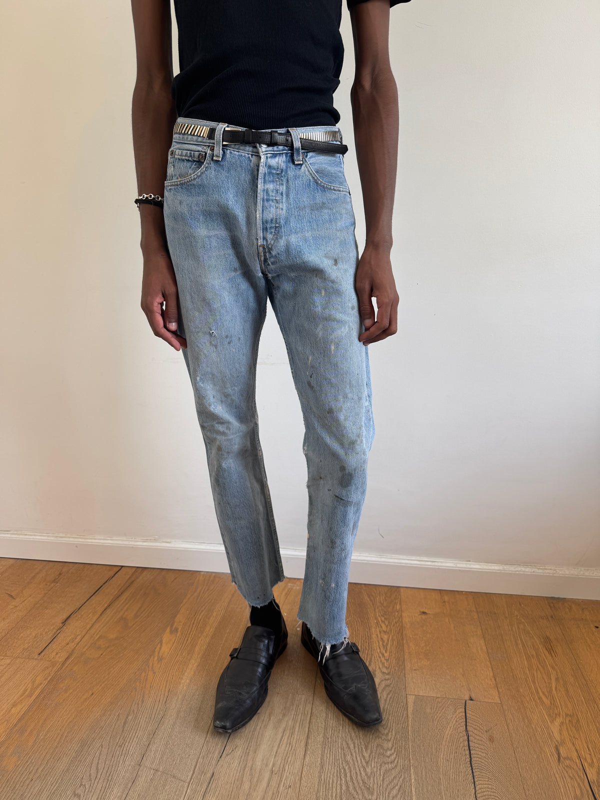 Levi’s 501 Paint Splattered Jeans