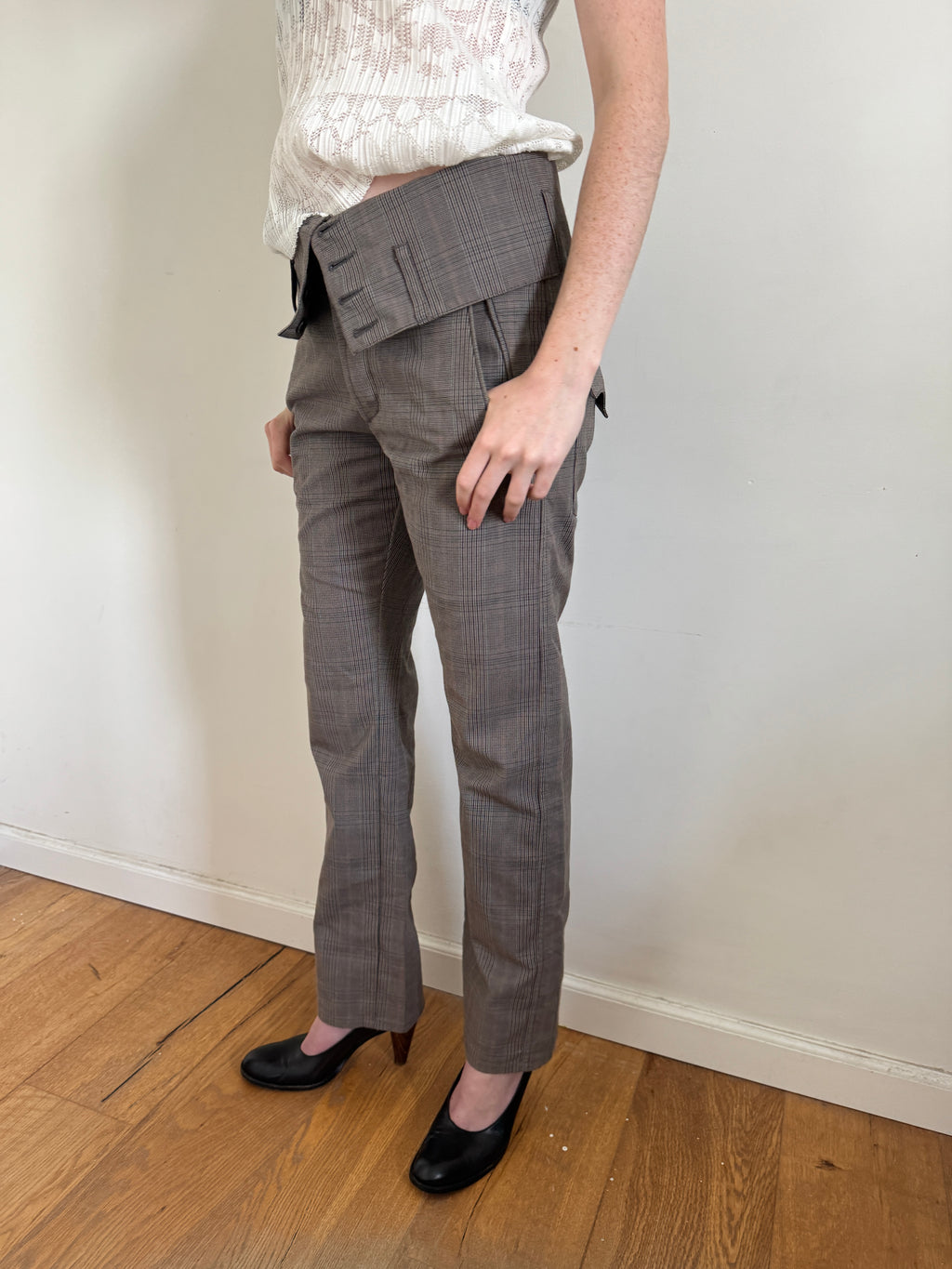 Cabane De Zucca Fold-Over Pants