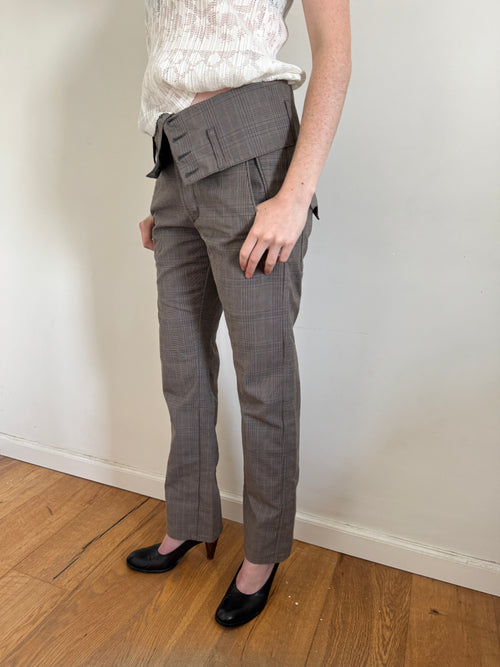 Cabane De Zucca Fold-Over Pants